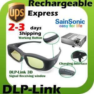    Link Universal Rechargeable Active Shutter IR Wirless Glasses  