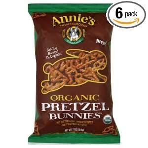 Annies Homegrown Organic Pretzel Bunnies, 7 Ounce (Pack of 6)  