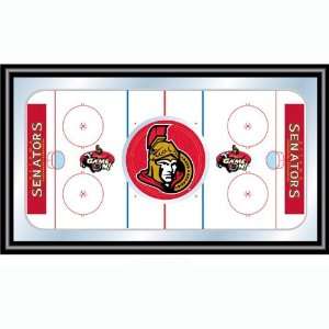  NHL Ottawa Senators Framed Hockey Rink Mirror Electronics