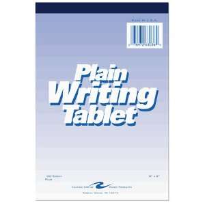  Roaring Spring Plain Writing Tablet   White   ROA63036 