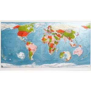  World Map Version 2 Political/Phys Shade (9780954606961 