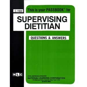  Supervising Dietitian (Career Examination Series 