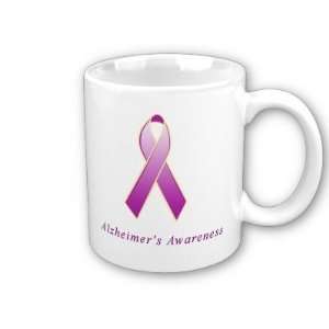  Alzheimers Disease Awareness Ribbon Coffee Mug 