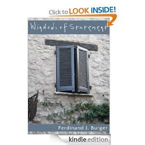 Windows of Statement Ferdinand J. Burger  Kindle Store