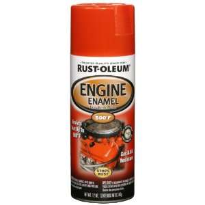   Degree Engine Enamel Spray Paint, Chevy Red Orange