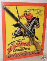 Red Ryder Rifle Tin Sign Just Like Christmas Story  