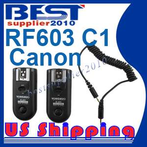 YONGNUO RF 602 Wireless Remote Flash Trigger for Canon  