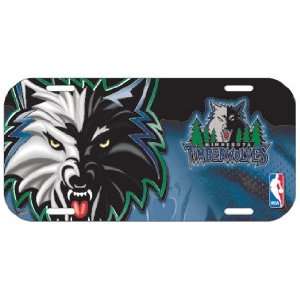   Timberwolves High Definition License Plate