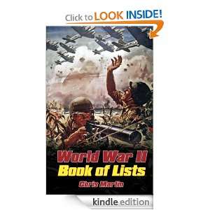 World War II The Book of Lists Chris Martin  Kindle 
