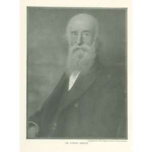  1902 Print Dr Lyman Abbott 