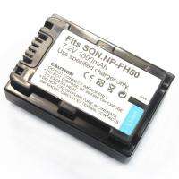 NP FH50 Battery + Charger for Sony DSLR A380 A330 a230  