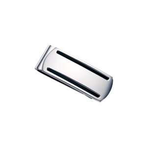  Mens Onyx Money Clip in Stainless Steel Jewelry