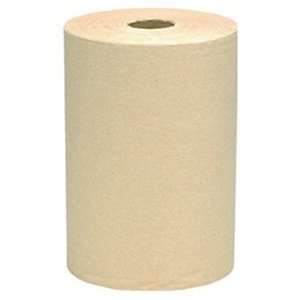  Nonperforated Paper Towel Roll, 8W x 400 Roll, Natural, 12 Rolls 