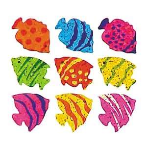   Sparkle Stickers (FISH) 14.5 ft Roll   100 Repeats Toys & Games