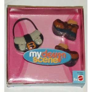  2004 Barbie My Design Scene boots and purse Toys & Games