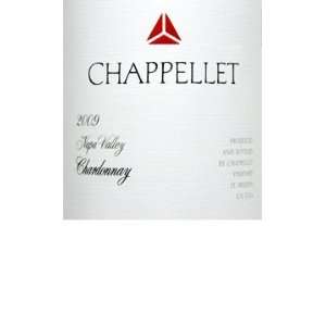  2009 Chappellet Chardonnay Napa Valley 750ml Grocery 