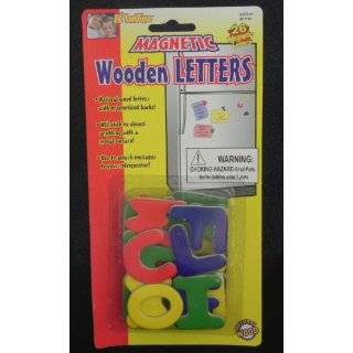 Magnetic Wooden Letters   26 Piece