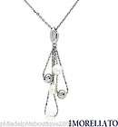  silvertone bead drop pendant necklace new in box expedited shipping 