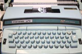 Smith Corona Coronet Model Super 12 Electronic Typewriter Blue  