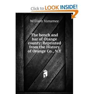   Orange county Reprinted from the History of Orange Co., N.Y. William