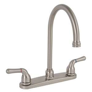   120197 Sanibel Two Handle Kitchen Faucet without Spray, Brushed Nickel