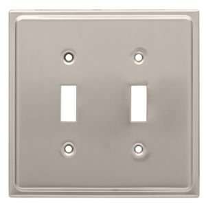   Satin Nickel Country Fair Country Fair Series Double Wall Plate 126365
