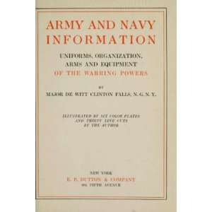  Army and Navy Information Uniforms, Organization, Arms 