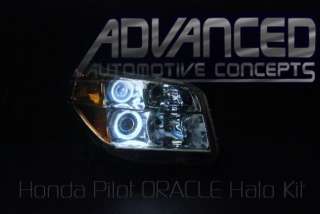 06+ Honda Pilot Headlight hid HALO Angel/Demon Eye Kit  