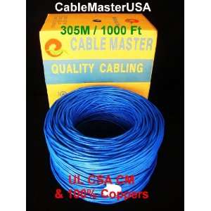  Cablemaster   1000ft UTP Cat5e 24 Awg Solid (Ul CSA CM 