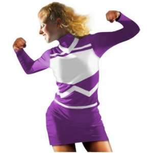Alleson Fitted Cheerleaders Uniform Skirts PU   PURPLE GIRL s SM   (1)