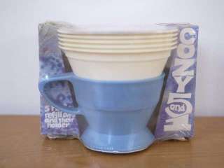 Vtg 50s 60s Solo COZY Cup Holder & Cups NEW IN BOX  