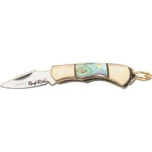  Rough Rider Knives 172 Minature Folder Knife with Abalone 