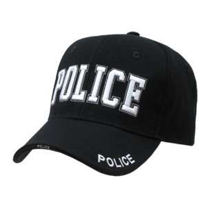  Embroidered Law Enforcement Caps Police Cap Black 