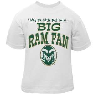  Colorado State Rams Toddler White Big Fan T shirt (2T 