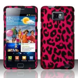 For AT&T SAMSUNG GALAXY S 2 II i777 Hard Cover Phone Case PINK LEOPARD 