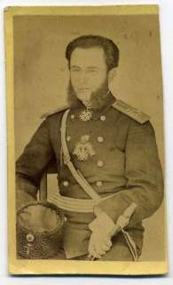 Rare Russian Imperial military photo lieutenant colonel  