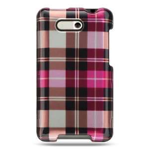  PINK PLAID DESIGN CASE for the HTC ARIA 