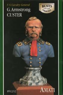   NEW Amati 110 U.S. Cavalry General G.Armstrong Custer Bust, #8512/12