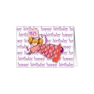  40 Years Old Cupcake Angel Birthday Card Toys & Games