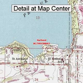   Map   Hartland, Wisconsin (Folded/Waterproof)