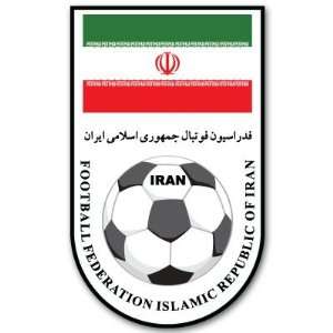   Islamic Football Federation IRAN team sticker 3 x 5 