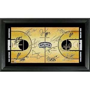  San Antonio Spurs 2008 Facsimile Signature Court Sports 