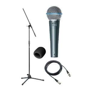  Shure Beta 58A Supercardioid Dynamic Microphone Set w/33 