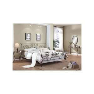   Chintaly Imports 6 Pcs Bedroom Set with Scroll Design