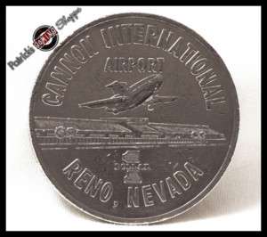 GAMING TOKEN CANNON AIRPORT RENO NEVADA 1981 RW COIN  