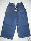 alabama crimson tide kid s denim lace up pants 3t