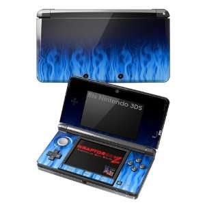 Nintendo 3DS Skin   Fire Blue