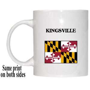    US State Flag   KINGSVILLE, Maryland (MD) Mug 