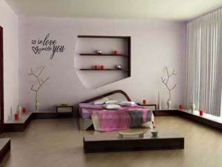 SO IN LOVE WITH YOU Home Bedroom Vinyl Wall Decal 24  