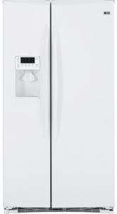 GE PROFILE 25.5 CU.FT. SIDE BY SIDE REFRIGERATOR WHITE  